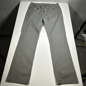 Stio Mens 34x32 Olive Green Organic Cotton Outdoor Hiking Pants